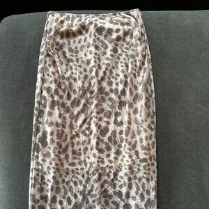 Maxi Cheetah Skirt